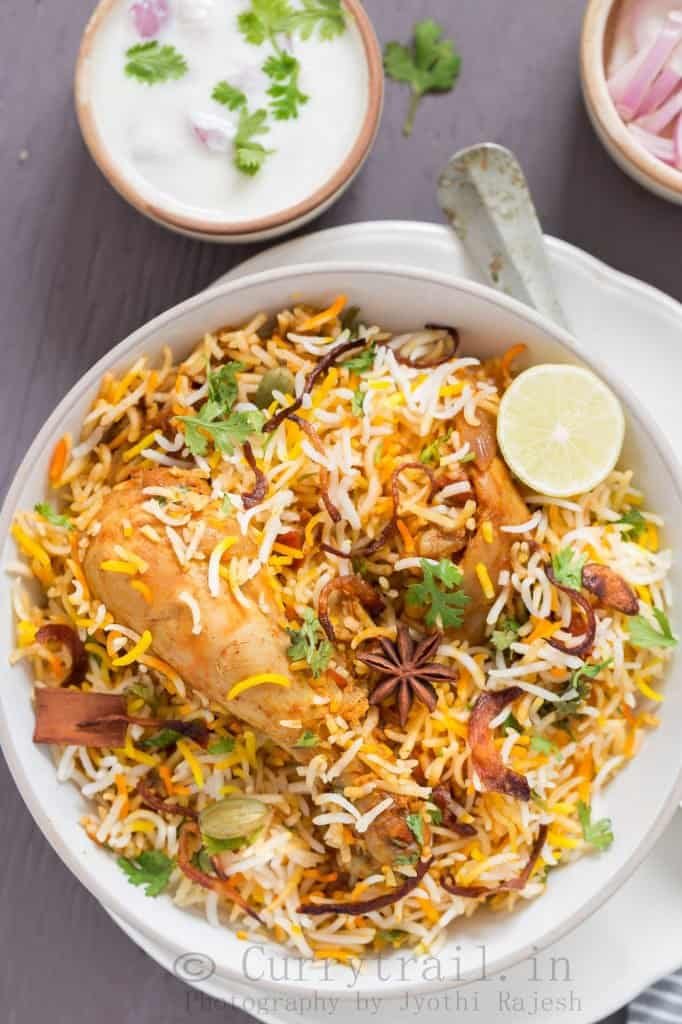 Chicken dum biryani